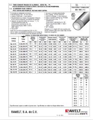 TUBO ALUMINIO RIGIDO CED.40 3/4 UL